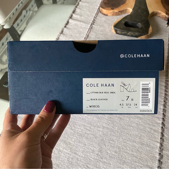 Cole Haan Cynthia Black Heel Pump, size 7. - Picture 3 of 8